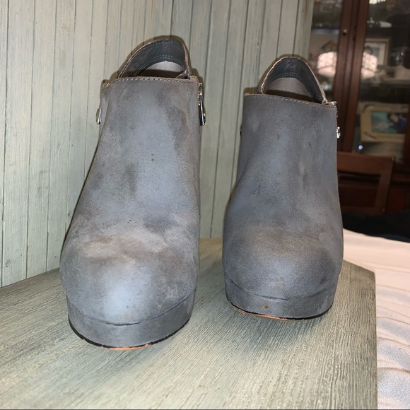 Michael Kors Gray Stiletto Suede & Patent Leather Heels 8M - Picture 5 of 11